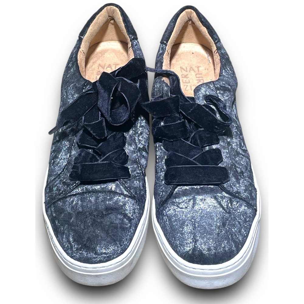 Naturalizer‎ Cairo Comfort Sneaker, Women's Size 9 M, Black/Silver, Read Descrip